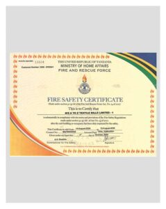 Certification